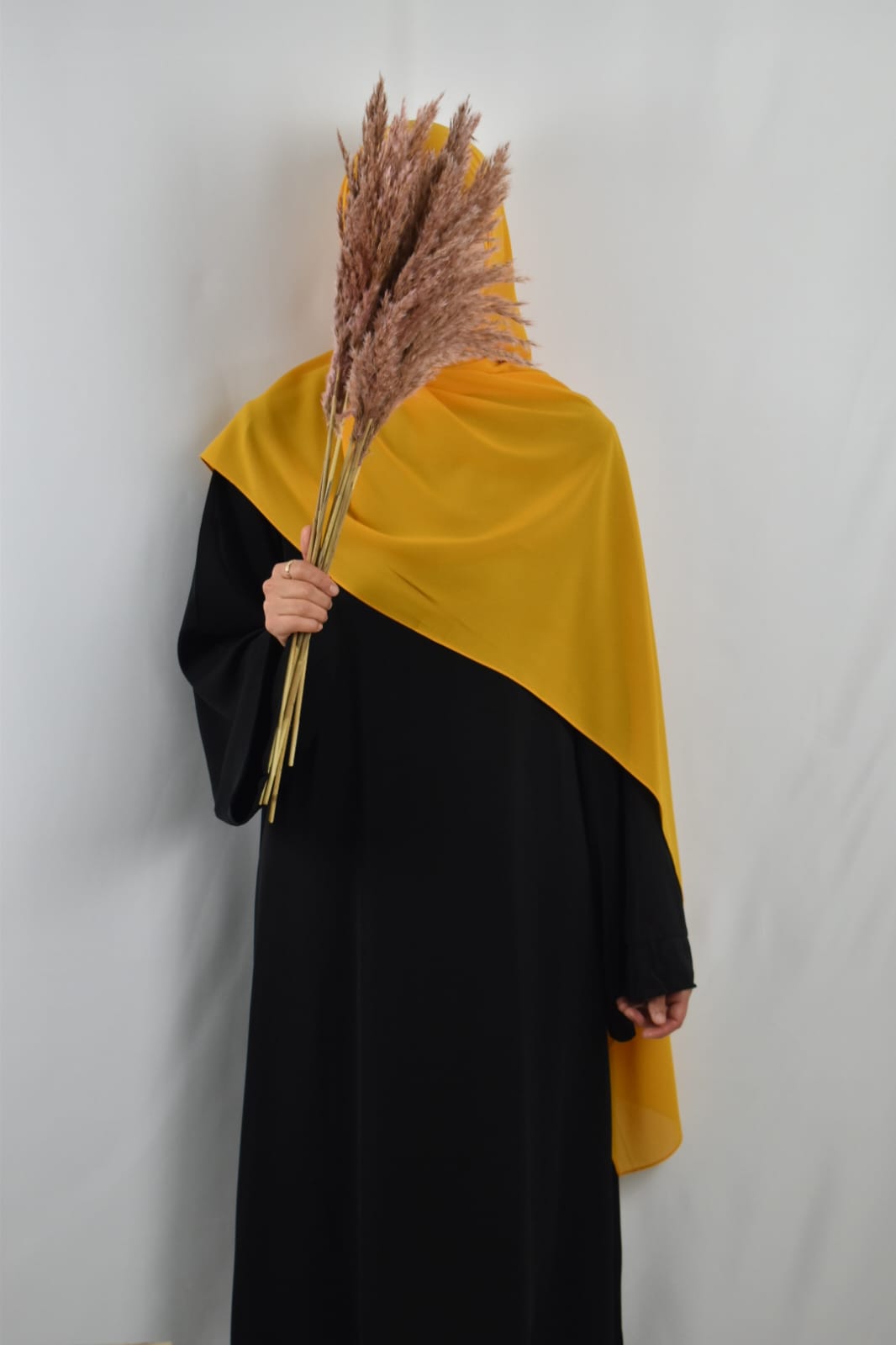 Hijab Mousseline Safran