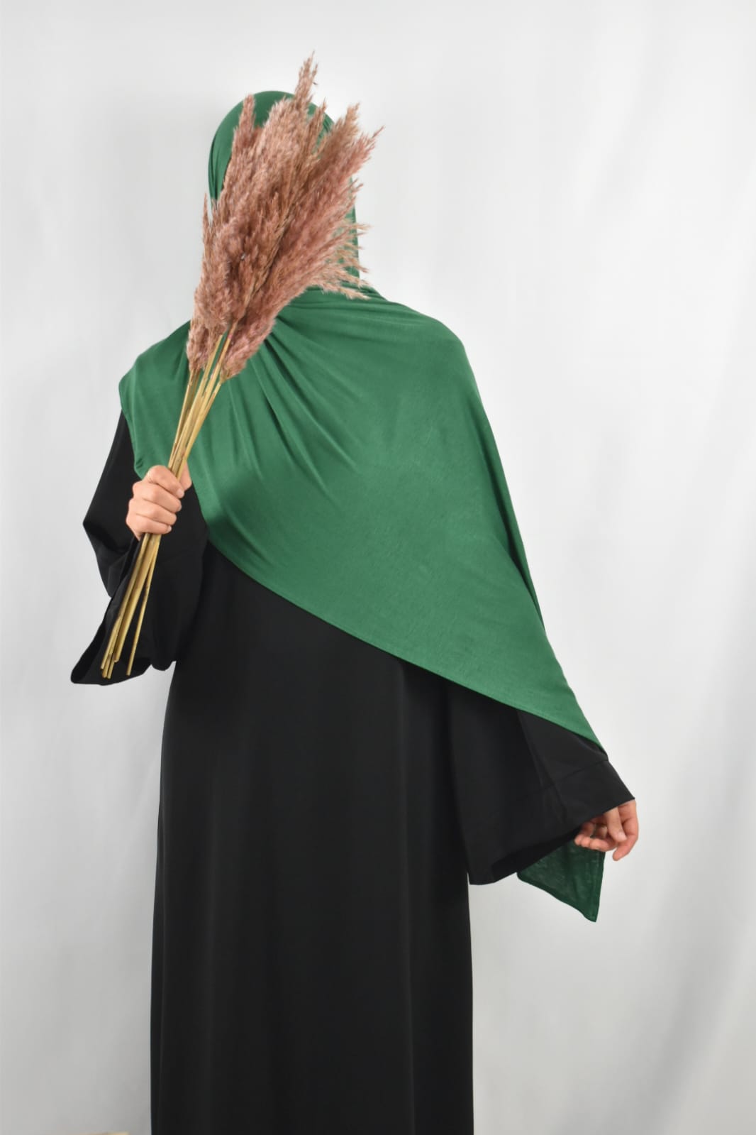 Hijab Jersey Luxe Vert Impérial