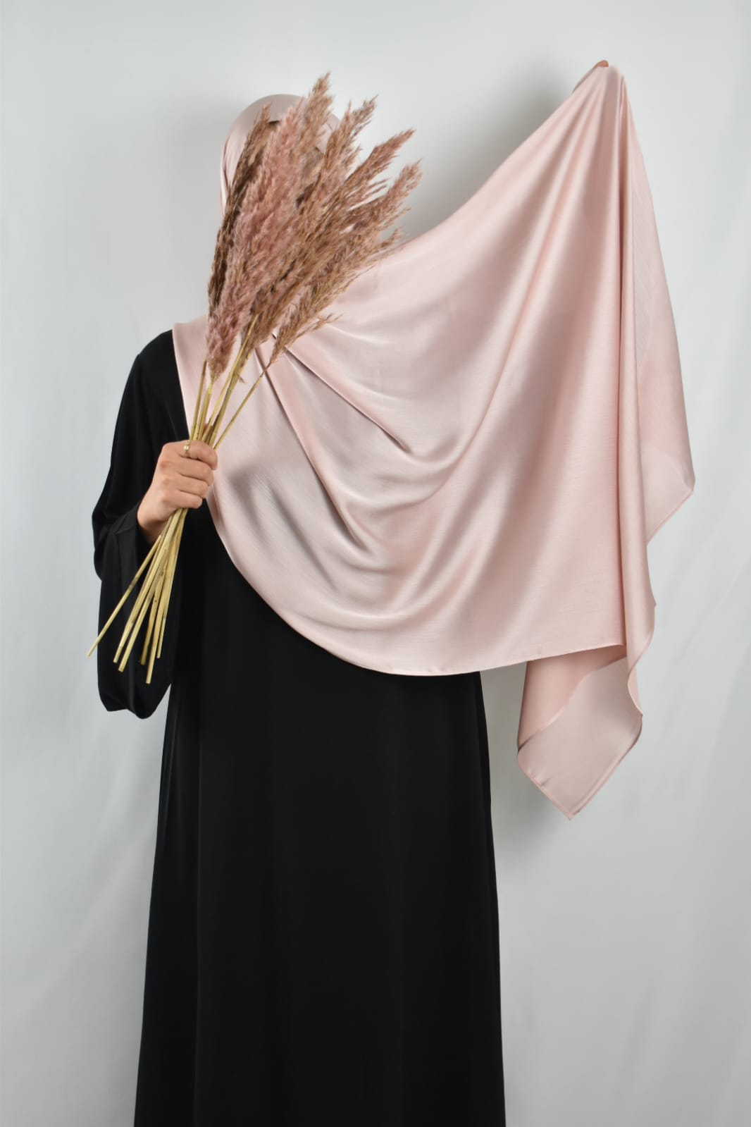 Hijab Satin Plissé