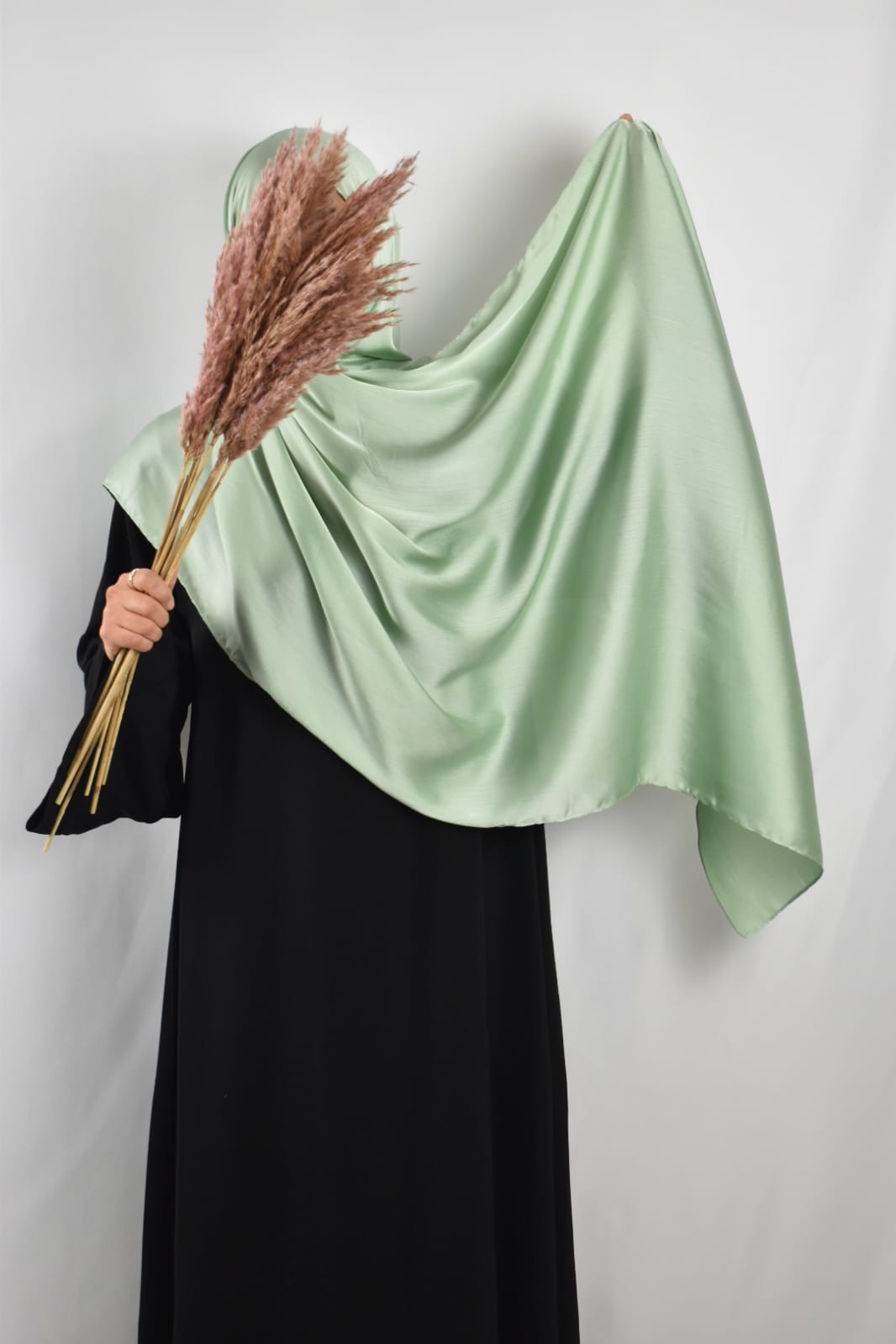 Hijab Satin Plissé