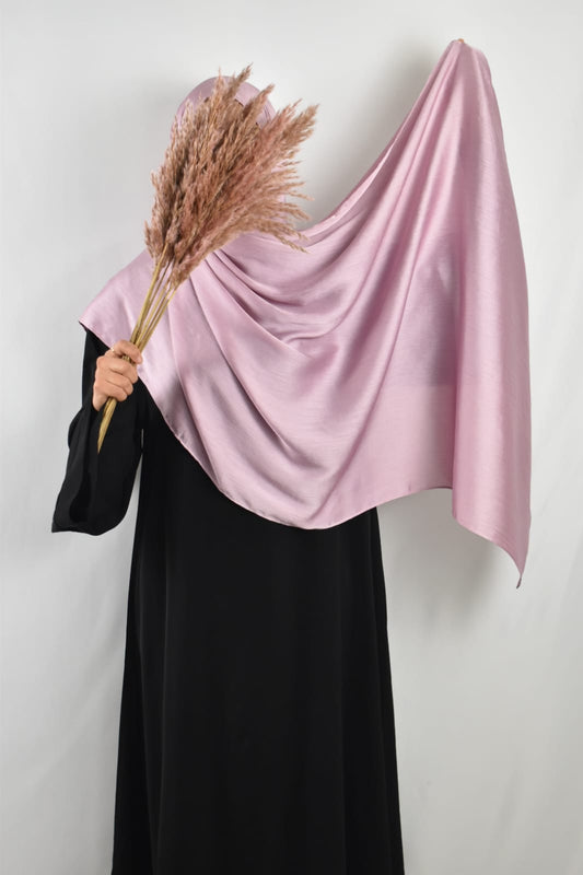 Hijab Satin Plissé