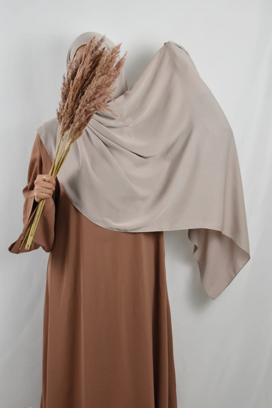 Hijab Soie de Médine Taupe