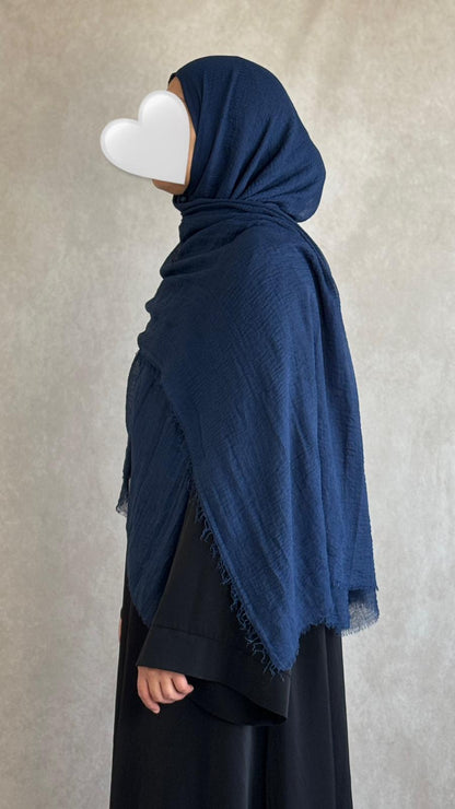 Hijab Coton Froissé