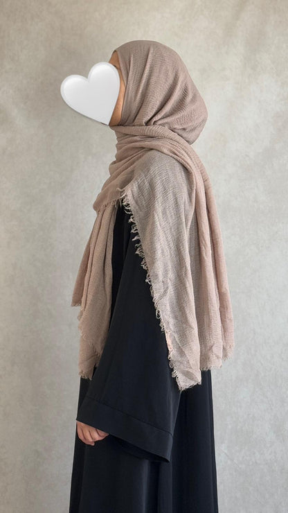 Hijab Coton Froissé