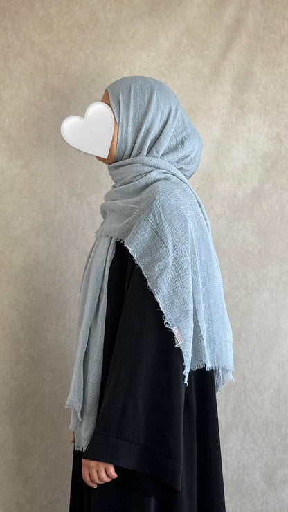 Hijab Coton Froissé