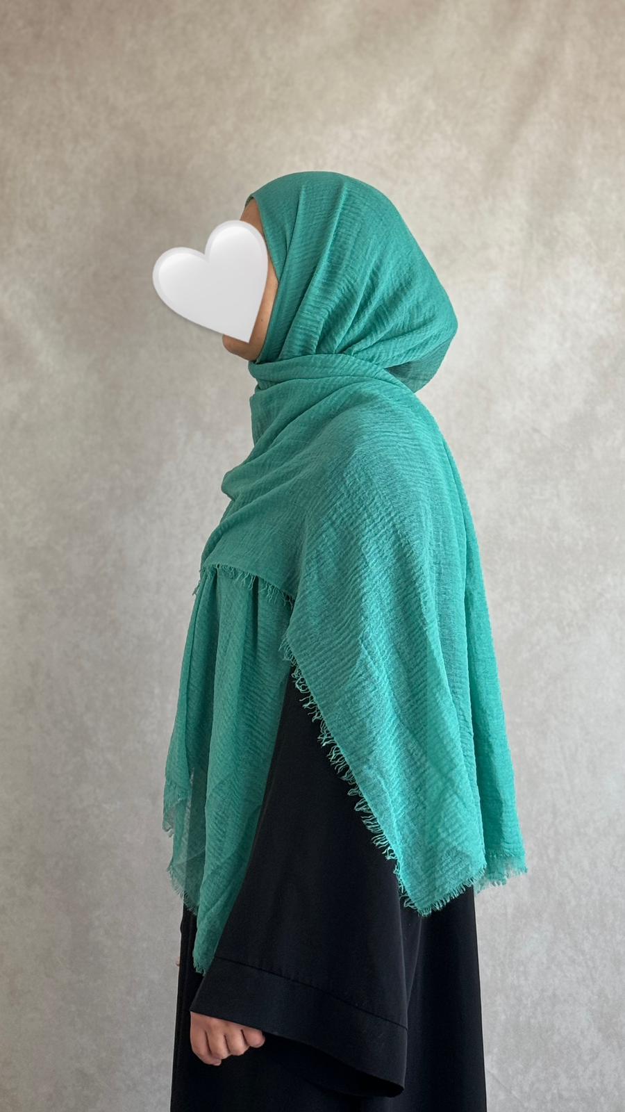 Hijab Coton Froissé