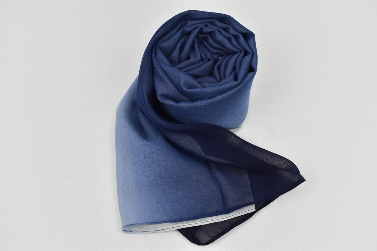 Hijab Dégradé Bleu & Gris