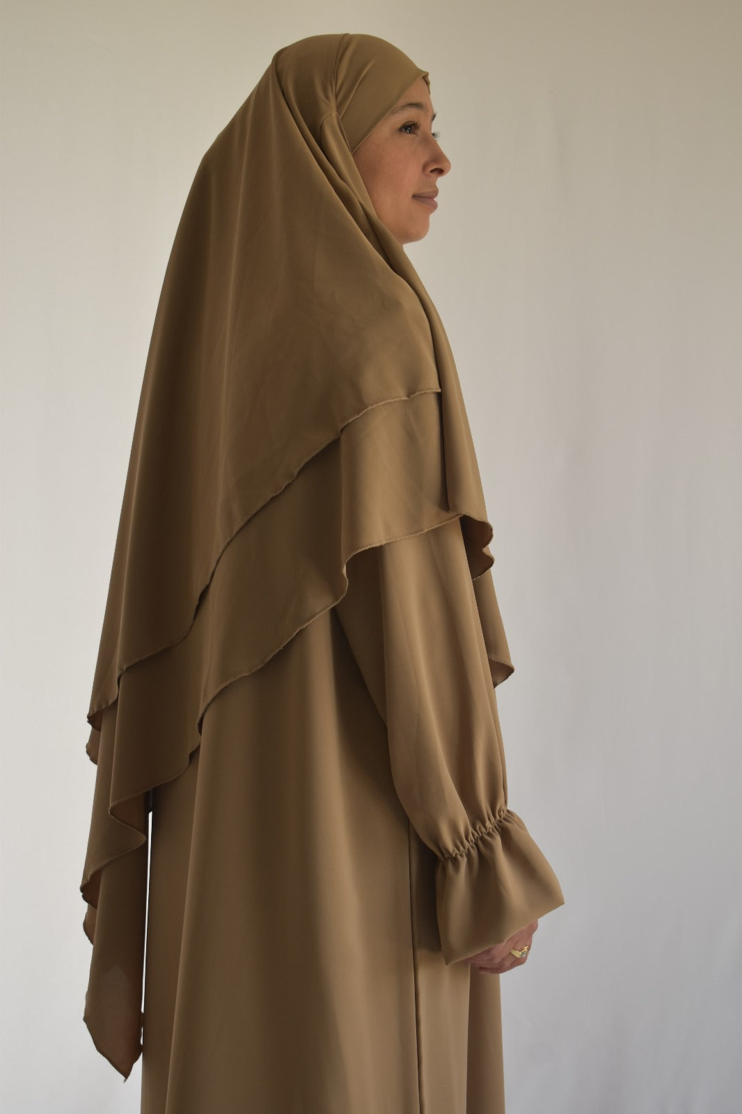 Khimar Hayet Soie de Médine 2 Voiles