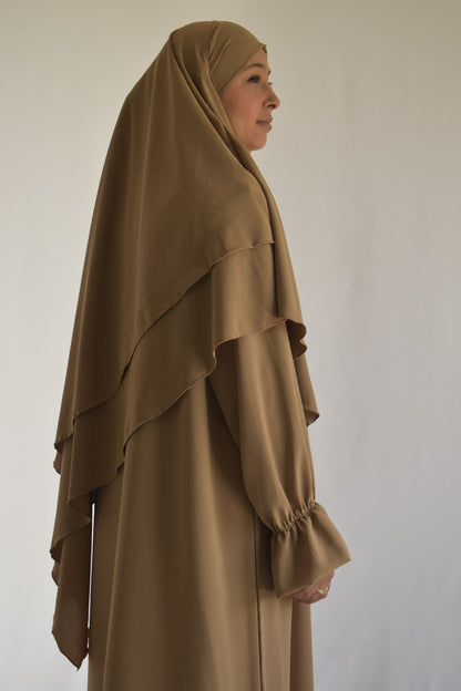 Khimar Hayet Soie de Médine 2 Voiles