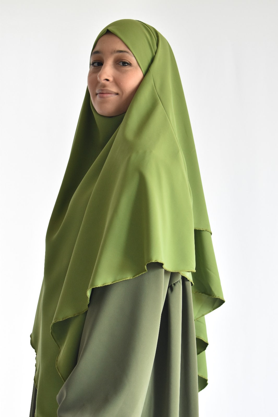 Khimar Hayet Soie de Médine 2 Voiles