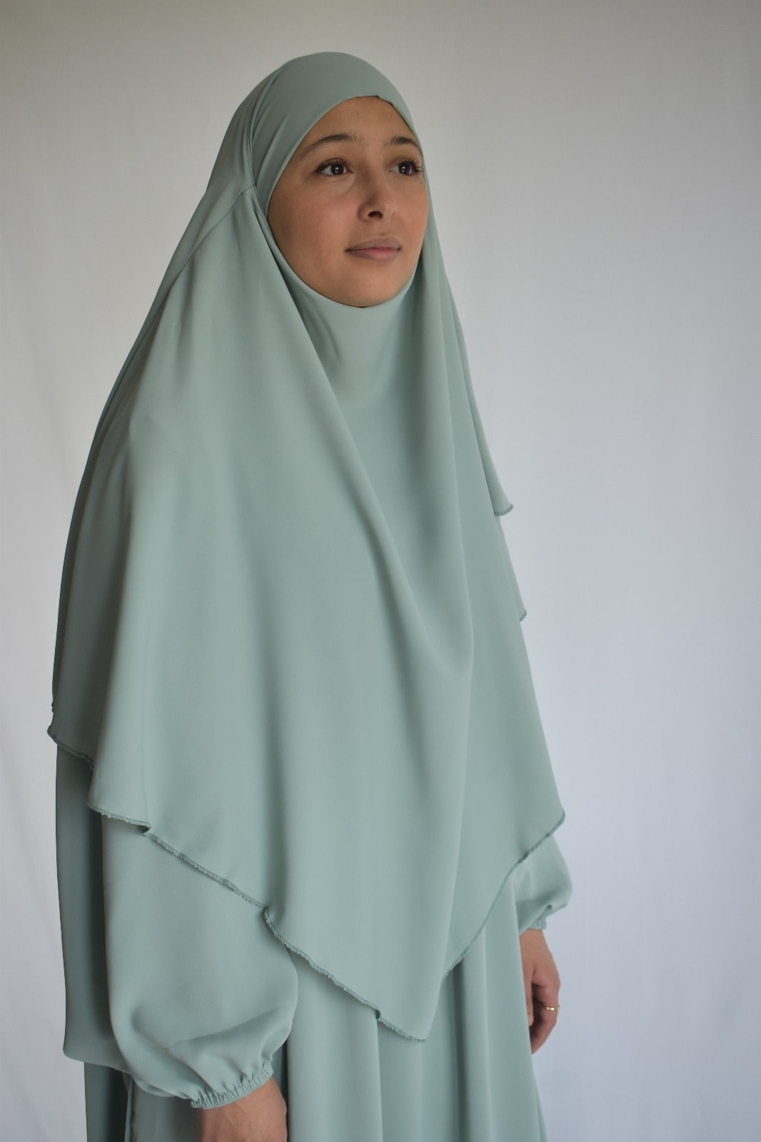 Khimar Hayet Soie de Médine 2 Voiles