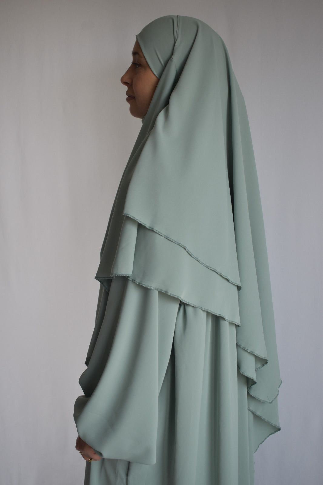 Khimar Hayet Soie de Médine 2 Voiles