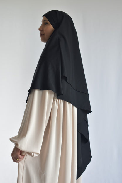 Khimar Hayet Soie de Médine 2 Voiles